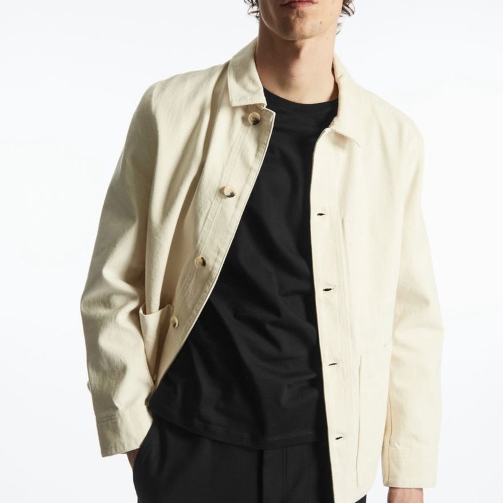 COS  RECYCLED COTTON UTILITY JACKET